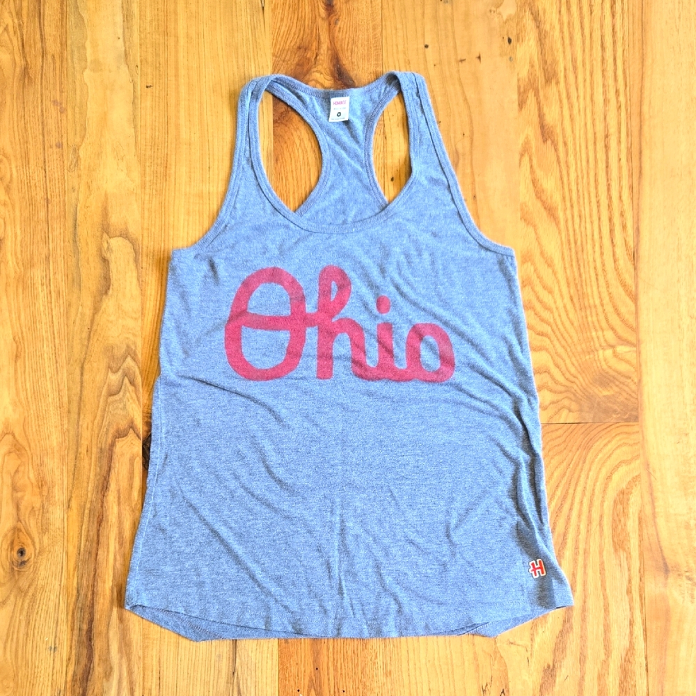 Homage Womens Script Ohio Tank Size M
